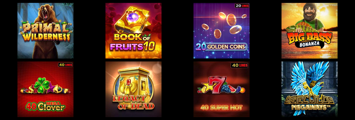 Seleção de Slots na 9xbet.COM